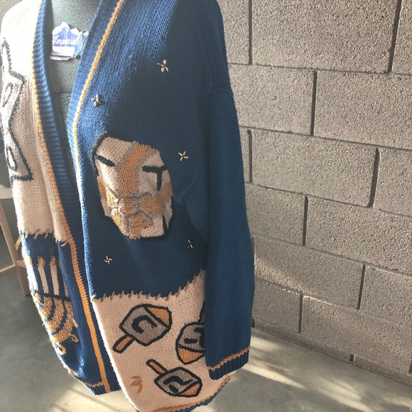 True Vintage Ugly Hanukkah Sweater - Picture 6 of 7